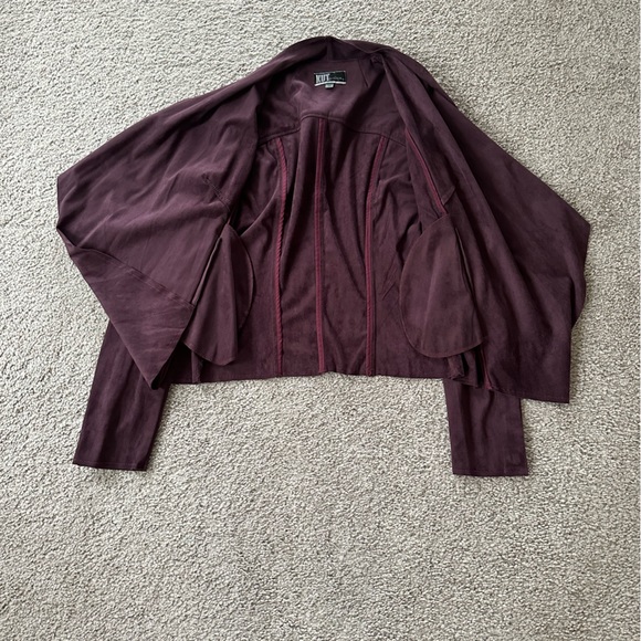 KUT from the Kloth - plum drape jacket - Picture 4 of 4